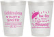 Personalized Baby Shower 8 oz Frosted Cups - Little Bit Of Heaven | 90095