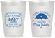 Personalized Baby Shower 8 oz Frosted Cups - April Showers May Babies | 90096
