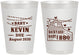 Personalized Baby Shower 8 oz Frosted Cups - Baby And Bbq | 90101