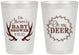 Personalized Baby Shower 8 oz Frosted Cups - Oh My Deer Christmas | 90121
