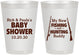 Personalized Baby Shower 8 oz Frosted Cups - Fishing Hunting | 90126