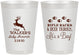 Personalized Baby Shower 8 oz Frosted Cups - Rifle Racks Deer Tracks | 90128
