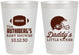 Personalized Baby Shower 8 oz Frosted Cups - Football Little Kicker | 90139