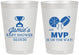 Personalized Baby Shower 8 oz Frosted Cups - Sports Mvp | 90141