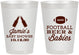 Personalized Baby Shower 8 oz Frosted Cups - Football Beer Babies | 90147