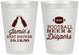 Personalized Baby Shower 8 oz Frosted Cups - Football Beer Diapers | 90148