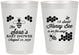 Personalized Baby Shower 8 oz Frosted Cups - Honey Bee | 90154