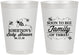 Personalized Baby Shower 8 oz Frosted Cups - Bee Family | 90155