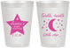 Personalized Baby Shower 8 oz Frosted Cups - Twinkle Twinkle Little Star | 90168