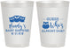 Personalized Baby Shower 8 oz Frosted Cups - Owl Whos Almost Due | 90170