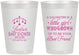 Personalized Baby Shower 8 oz Frosted Cups - Little Girls Best Friend | 90173