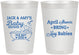 Personalized Baby Shower 8 oz Frosted Cups - April Showers May Babies | 90181