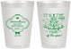 Personalized Baby Shower 8 oz Frosted Cups - Christmas | 90190