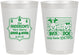 Personalized Baby Shower 8 oz Frosted Cups - Christmas Gender Reveal | 90194
