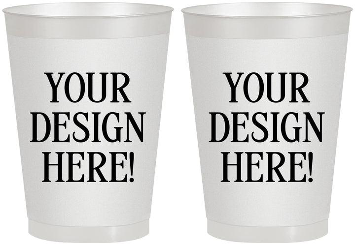 8 oz Frosted Cups - Design Your Own