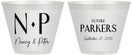 Custom Engagement 9 oz Wine Frosted Cups - Future | 10010
