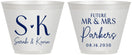 Custom Engagement 9 oz Wine Frosted Cups - Future Mr And Mrs | 10012
