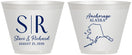 Custom Wedding 9 oz Wine Frosted Cups - Alaska | 101
