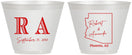 Custom Wedding 9 oz Wine Frosted Cups - Arizona | 102