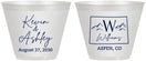 Custom Wedding 9 oz Wine Frosted Cups - Colorado | 105