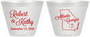 Custom Wedding 9 oz Wine Frosted Cups - Georgia | 109