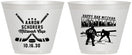 Custom Bar Mitzvah 9 oz Wine Frosted Cups - 13th Birthday Hockey | 110007