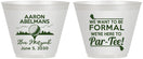 Custom Bar Mitzvah 9 oz Wine Frosted Cups - 13th Birthday Golf | 110010