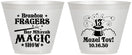Custom Bar Mitzvah 9 oz Wine Frosted Cups - 13th Birthday Magic | 110016