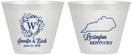 Custom Wedding 9 oz Wine Frosted Cups - Kentucky | 116