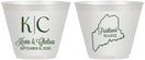 Custom Wedding 9 oz Wine Frosted Cups - Maine | 118