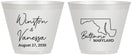Custom Wedding 9 oz Wine Frosted Cups - Maryland | 119