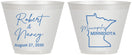 Custom Wedding 9 oz Wine Frosted Cups - Minnesota | 122