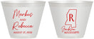 Custom Wedding 9 oz Wine Frosted Cups - Mississippi | 123
