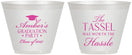 Custom Graduation 9 oz Wine Frosted Cups - Class Of 2027 Tassel Hassel | 130030