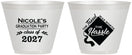 Custom Graduation 9 oz Wine Frosted Cups - Class Of 2027 Tassel Hassel | 130032