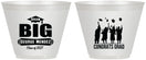Custom Graduation 9 oz Wine Frosted Cups - Class Of 2027 Dream Big | 130039