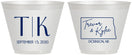 Custom Wedding 9 oz Wine Frosted Cups - North Dakota | 133