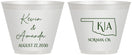Custom Wedding 9 oz Wine Frosted Cups - Oklahoma | 135