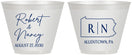 Custom Wedding 9 oz Wine Frosted Cups - Pennsylvania | 137