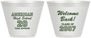 Custom Class Reunion 9 oz Wine Frosted Cups - Class Of 2007 20 Year | 140001