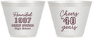 Custom Class Reunion 9 oz Wine Frosted Cups - Class Of 1987 40 Year | 140003