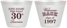 Custom Class Reunion 9 oz Wine Frosted Cups - Class Of 1997 30 Year | 140007