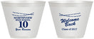 Custom Class Reunion 9 oz Wine Frosted Cups - Class Of 2017 10 Year | 140010