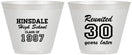 Custom Class Reunion 9 oz Wine Frosted Cups - Class Of 1997 30 Year | 140012