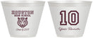 Custom Class Reunion 9 oz Wine Frosted Cups - Class Of 2017 10 Year | 140015