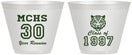 Custom Class Reunion 9 oz Wine Frosted Cups - Class Of 1997 30 Year | 140017