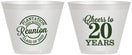 Custom Class Reunion 9 oz Wine Frosted Cups - Class Of 2007 20 Year | 140021
