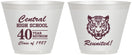 Custom Class Reunion 9 oz Wine Frosted Cups - Class Of 1987 40 Year | 140023