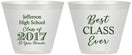 Custom Class Reunion 9 oz Wine Frosted Cups - Class Of 2017 10 Year | 140025
