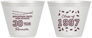 Custom Class Reunion 9 oz Wine Frosted Cups - Class Of 1997 30 Year | 140027